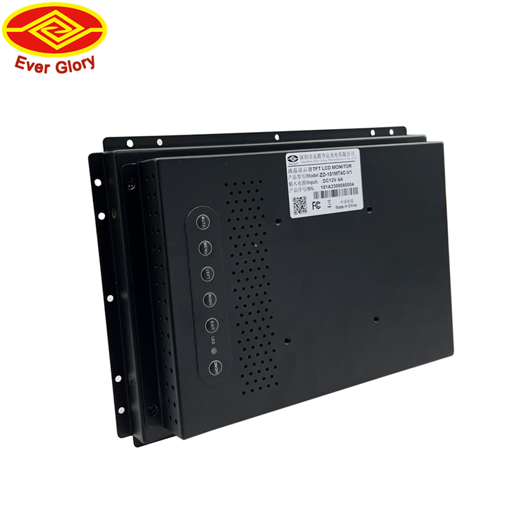 Industrial 10.1 Inch Touch Screen Monitor With Waterproof Fingerprint-Proof And Shock Resistance